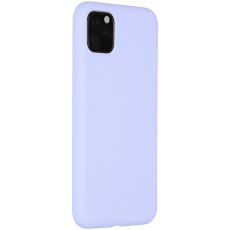 Accezz Liquid Silicone Backcover iPhone 11 Pro Max - Paars (D)