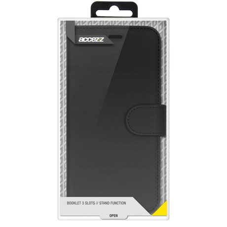Accezz Wallet Softcase Booktype iPhone 12 Pro Max - Zwart (D)