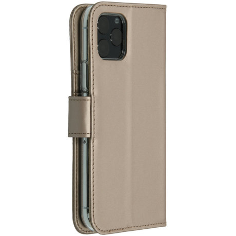 Accezz Wallet Softcase Booktype iPhone 11 Pro - Goud (D)