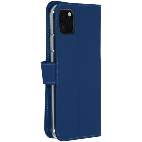 Accezz Wallet Softcase Booktype iPhone 11 Pro Max - Blauw (D)