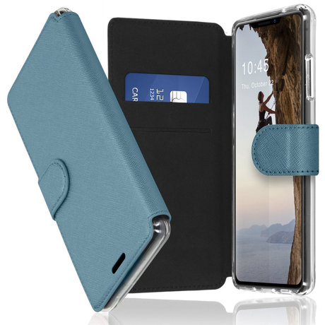 Accezz Xtreme Wallet Booktype iPhone 13 - Lichtblauw (D)