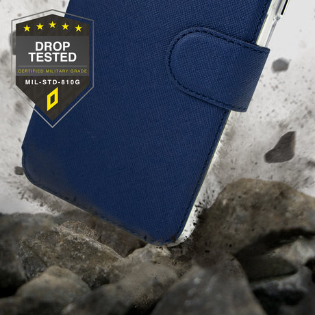 Accezz Xtreme Wallet Booktype iPhone 13 Pro - Donkerblauw (D)