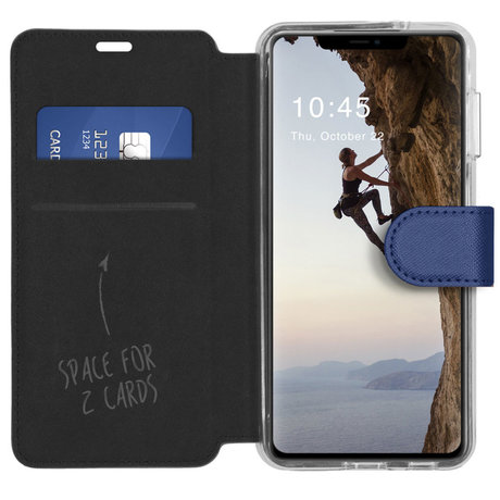 Accezz Xtreme Wallet Booktype iPhone 13 Pro - Donkerblauw (D)