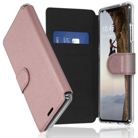 Accezz Xtreme Wallet Booktype iPhone 13 Pro - Rosé Goud (D)