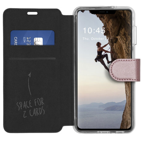Accezz Xtreme Wallet Booktype iPhone 13 Pro - Rosé Goud (D)