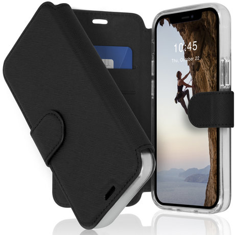 Accezz Xtreme Wallet Booktype iPhone 12 Mini - Zwart (D)