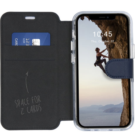 Accezz Xtreme Wallet Booktype iPhone 12 Mini - Donkerblauw (D)