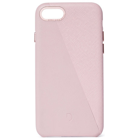 Decoded Dual Leather Backcover iPhone SE (2020) / 8 / 7 - Roze (D)