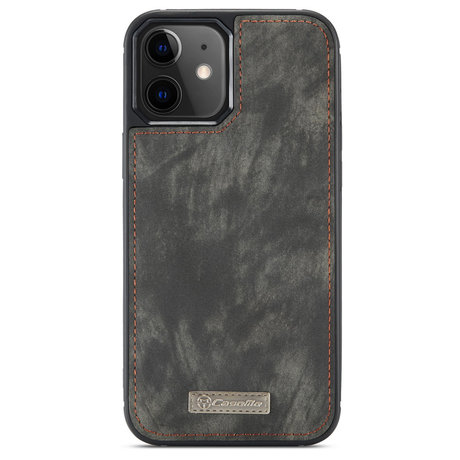 CaseMe Luxe Lederen 2 in 1 Portemonnee Booktype iPhone 12 Mini (D)