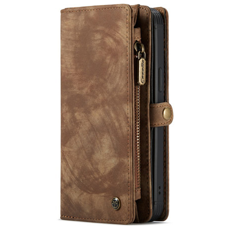 CaseMe Luxe Lederen 2 in 1 Portemonnee Booktype iPhone 12 Mini (D)