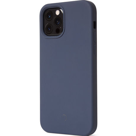 Decoded Silicone Backcover MagSafe iPhone 12 (Pro) - Matte Navy (D)