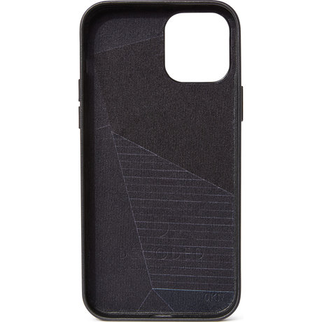 Decoded Leather Backcover MagSafe iPhone 12 Mini - Zwart (D)