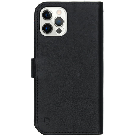 Decoded 2 in 1 Leather Detachable Wallet iPhone 12 (Pro) - Zwart (D)