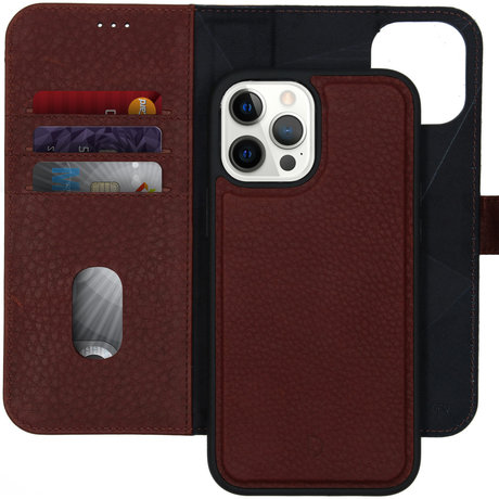 Decoded 2 in 1 Leather Detachable Wallet iPhone 12 Pro Max - Bruin (D)