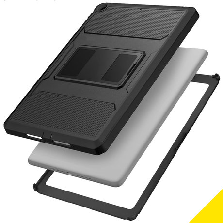 Accezz Rugged Back Case iPad (2018) / (2017) - Zwart (D)
