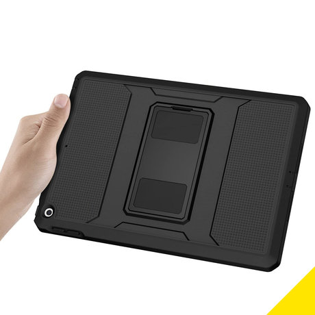 Accezz Rugged Back Case iPad (2018) / (2017) - Zwart (D)