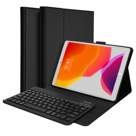 Accezz AZERTY Bluetooth Keyboard Bookcase iPad 10.2 (2019 / 2020) (D)