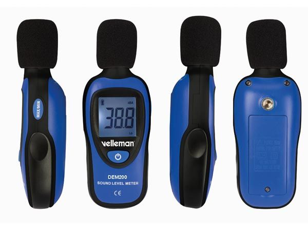 Velleman DEM200 dB meter mini digitale geluidsniveaumeter