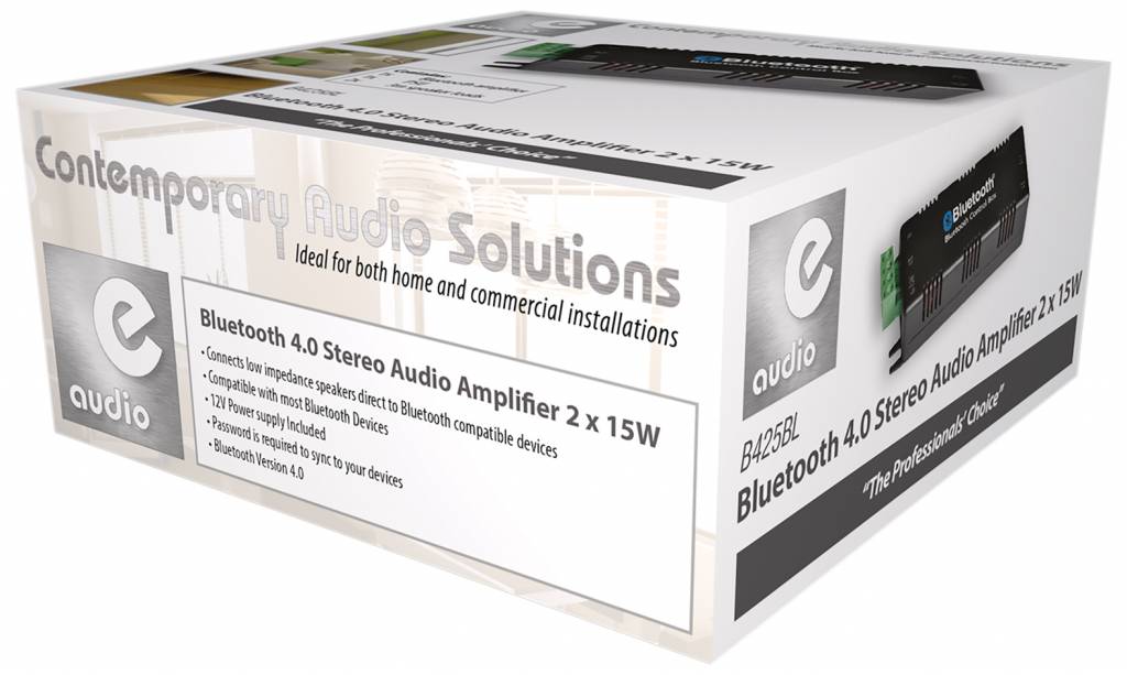 E-Audio B425BL Bluetooth versterker