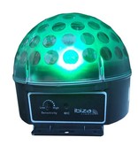 Ibiza Light Ibiza ASTRO1 LED disco licht effect muziekgestuurd met 3 watt RGB LED's
