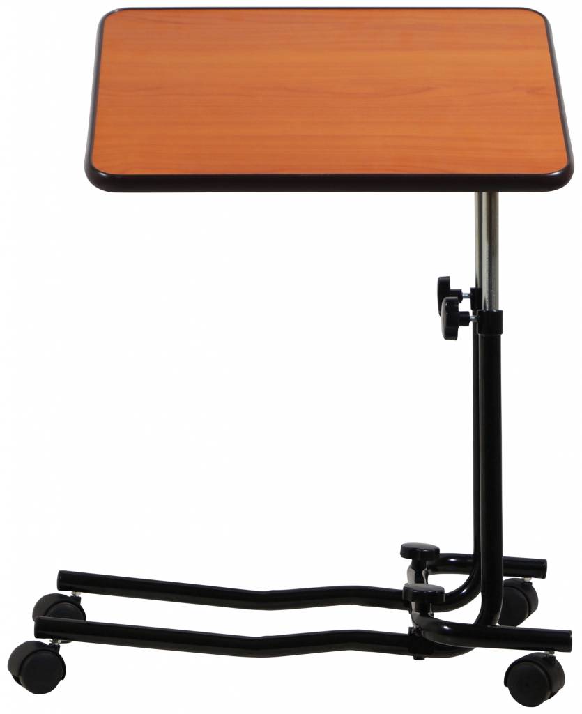 Aidapt VG832AA bedtafel met wielen donker hout
