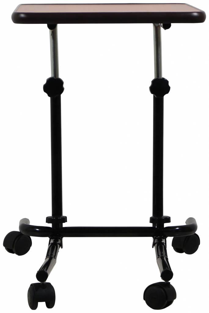 Aidapt VG832AA bedtafel met wielen donker hout