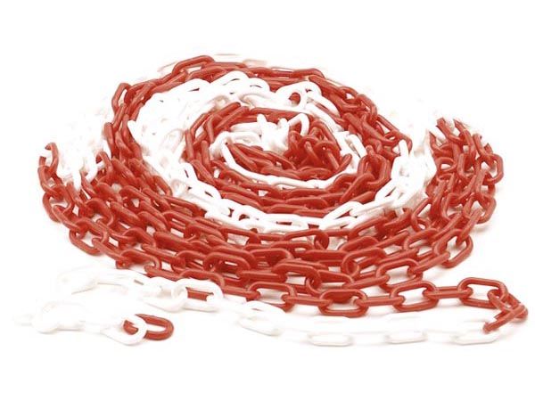 Rood witte ketting voor afzettingen signalering 5 meter