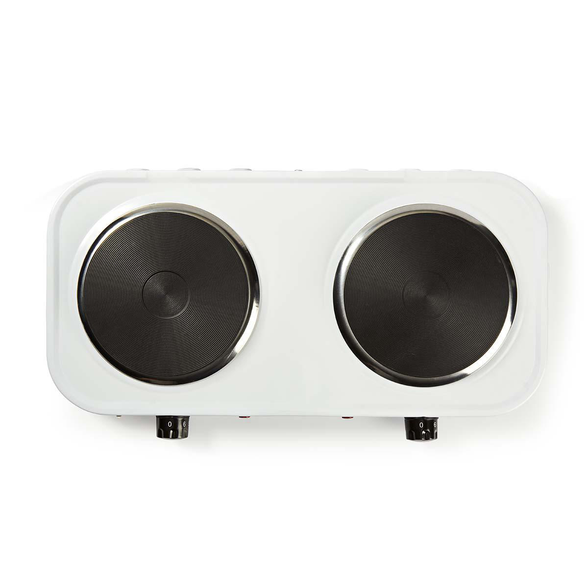 Nedis dubbele elektrische kookplaat - 2500 watt 185 mm