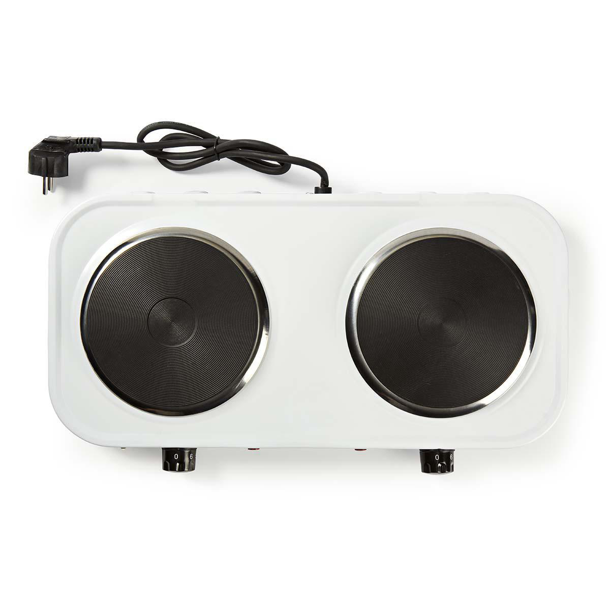 Nedis dubbele elektrische kookplaat - 2500 watt 185 mm