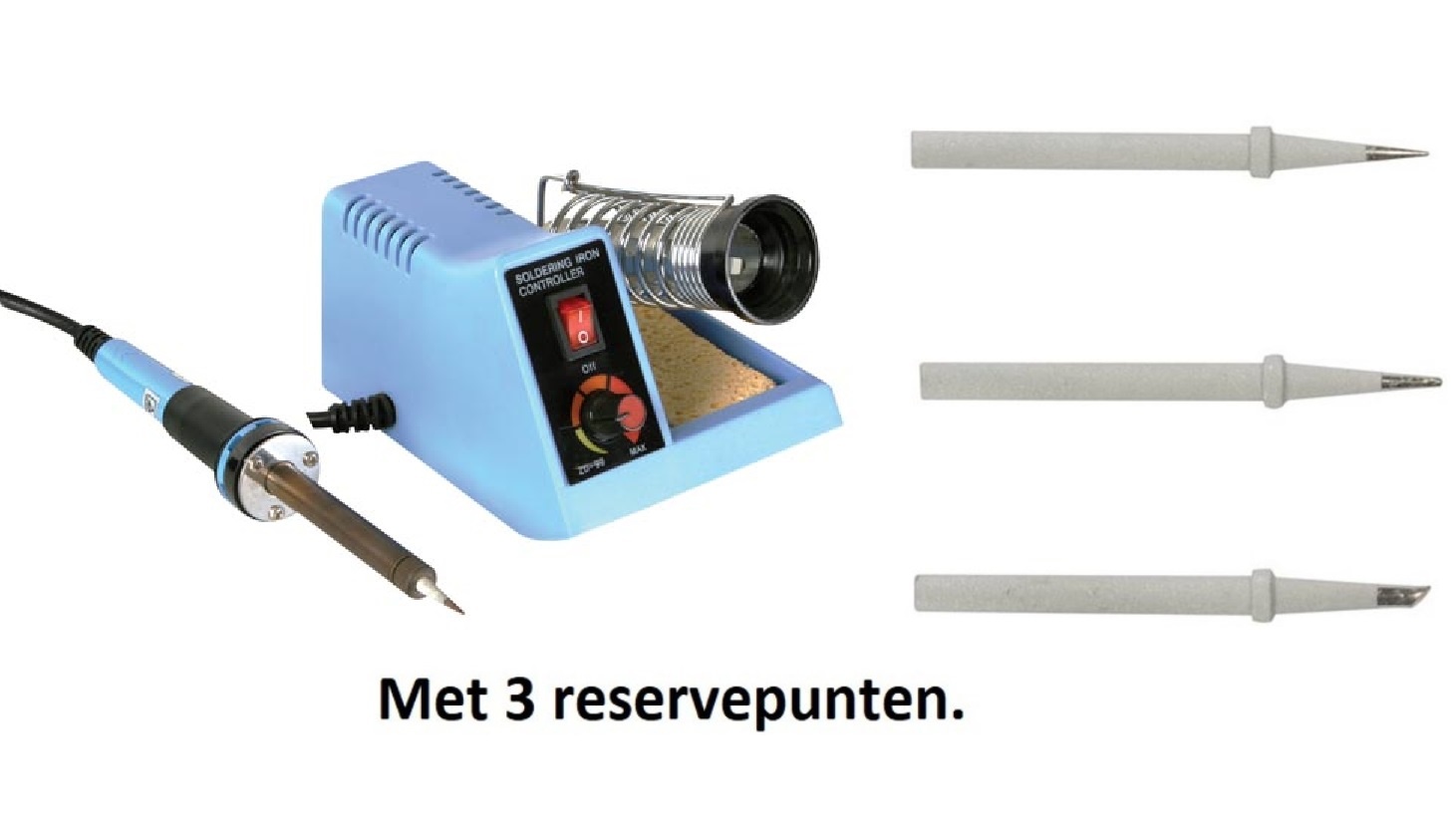 Velleman VTSS4N soldeerstation met 3 extra reservepunt 150-450 °C