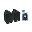 E-audio E-Audio achtergrond luidsprekers 3.5 inch 8 Ohm 100 Watt Zwart