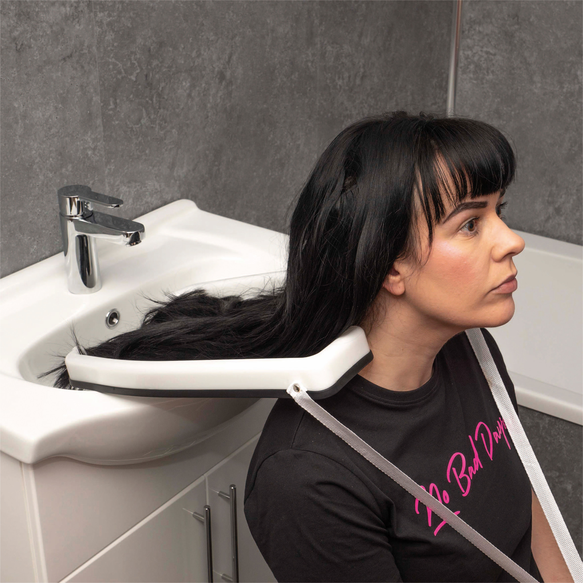 Aidapt VM970D shampoo blad met band voor haar wassen