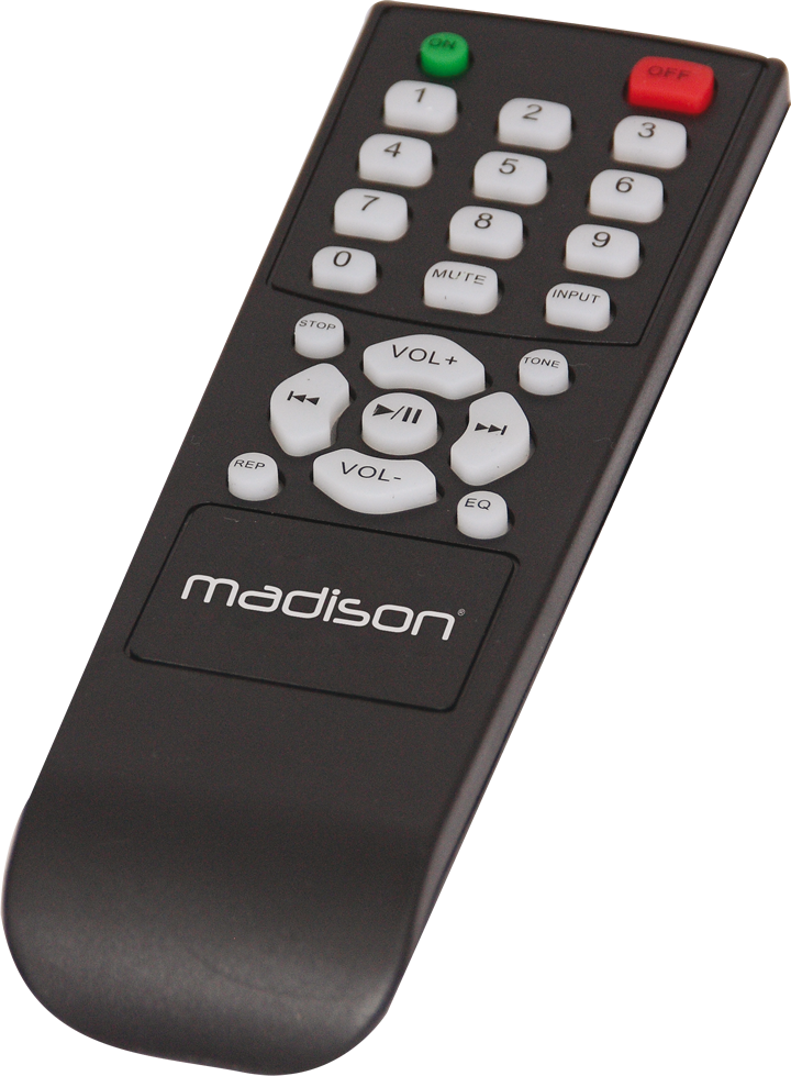 Madison MAD1400BT-WH HiFi stereo versterker met bluetooth - wit