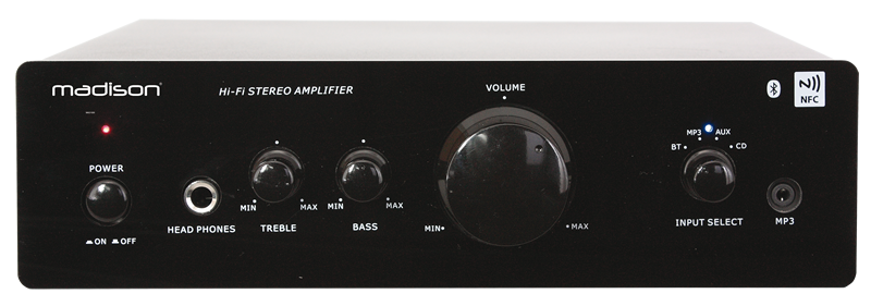Madison MAD1000 versterker met bluetooth 2 x 50 watt