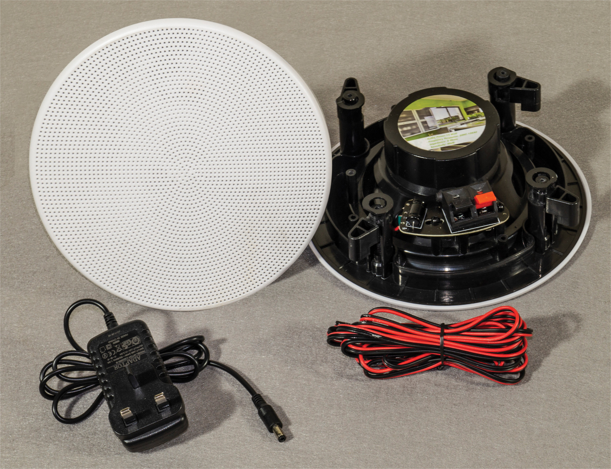 E-Audio Bluetooth Badkamer Speaker Systeem - 2x 6.5 inch plafondluidsprekers