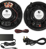 E-audio E-Audio Bluetooth Badkamer Speaker Systeem - 2x 6.5 inch plafondluidsprekers