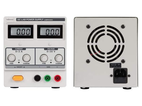 Velleman LABPS3003 labovoeding 0 - 30 volt DC 0 - 3 ampere