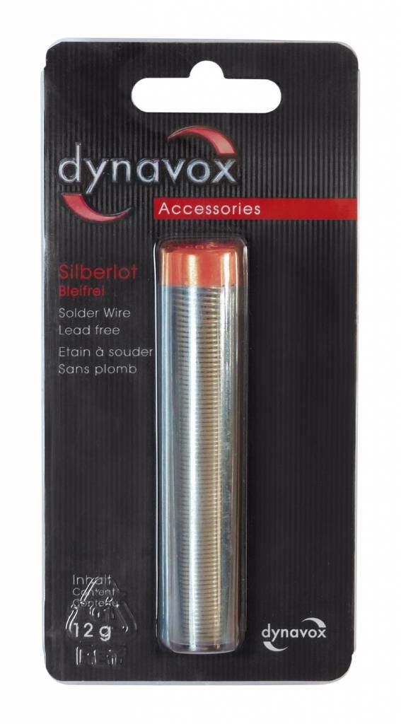 Dynavox zilversoldeer 1 mm 12 gram loodvrij