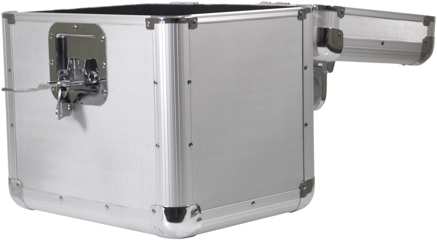 Soundlab G073GA platenkoffer zilver voor 70 platen