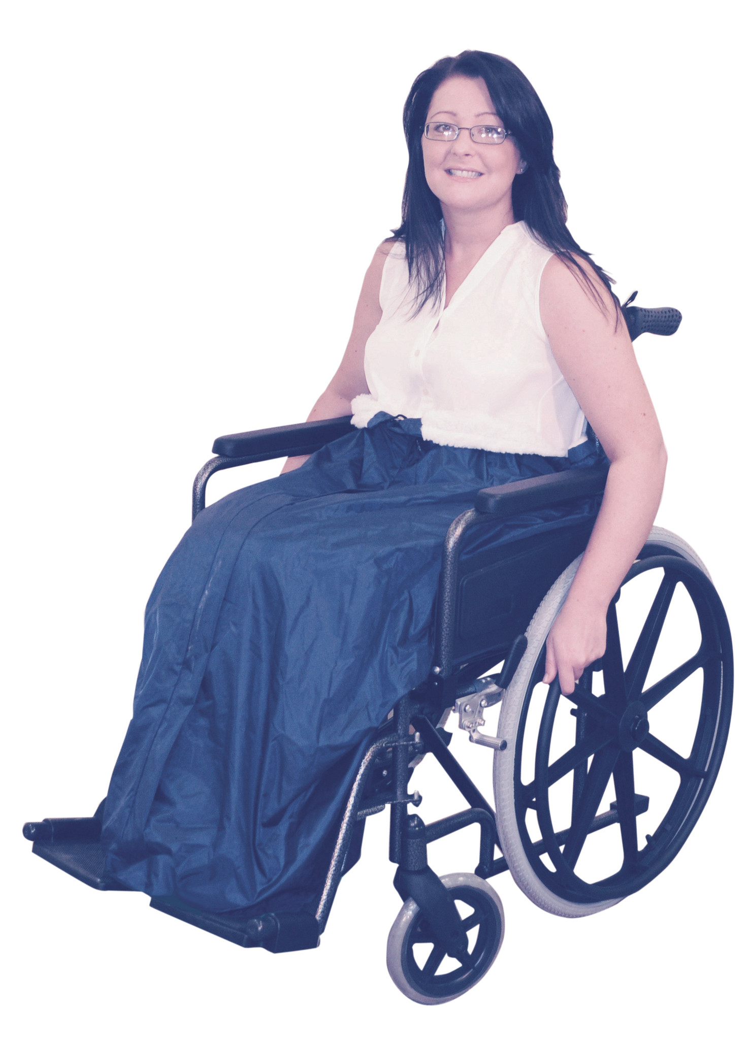 Waterdichte rolstoel voetenzak met fleece 100% wind & waterdicht