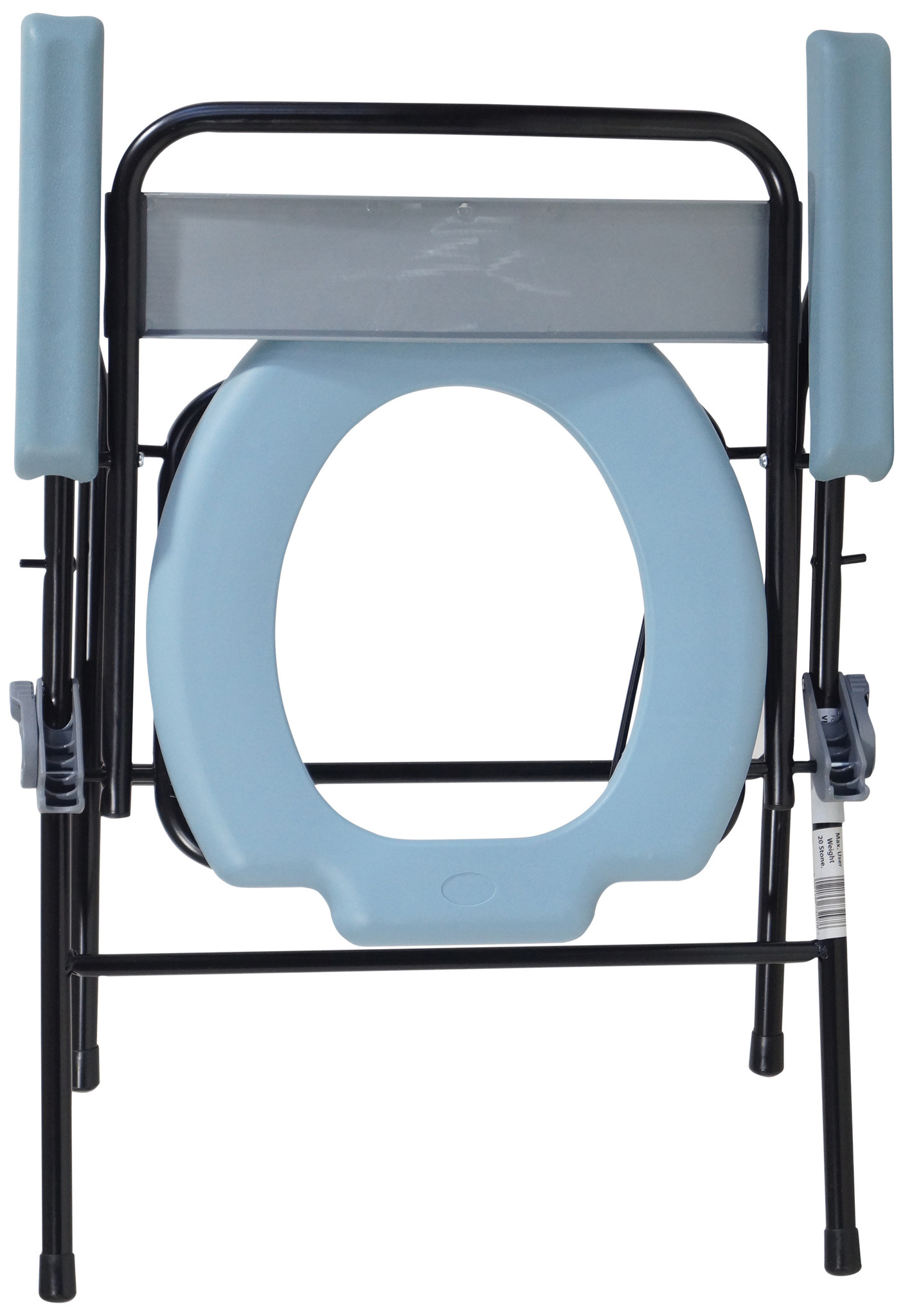 Aidapt toiletstoel po-stoel inklapbaar lichtgewicht Maxtotaal