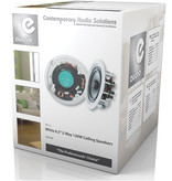 e-audio E-Audio B410A Professionele inbouw/plafondspeaker set met richtbare tweeter 16,5 cm 8 Ohm 120 Watt