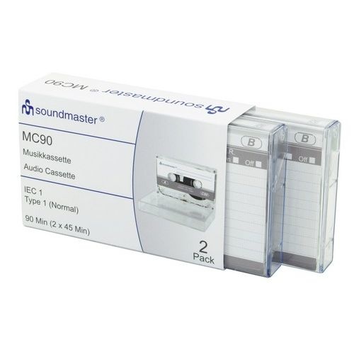 Soundmaster MC90 - 2 stuks Cassettebandjes