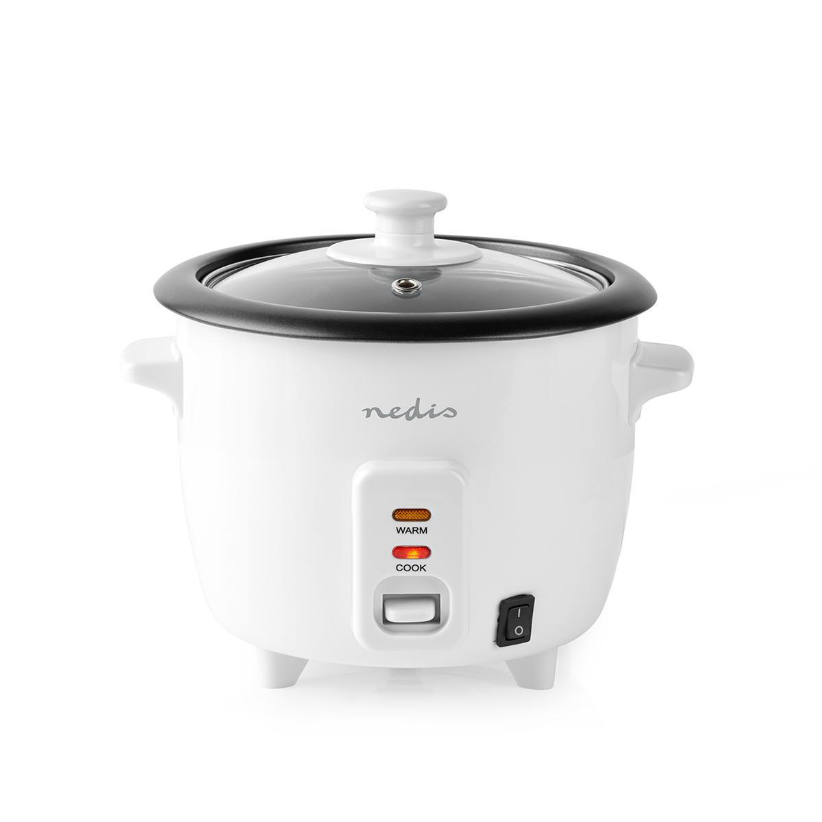 Nedis KARC06WT Rijstkoker 300 Watt 0,6 liter Wit