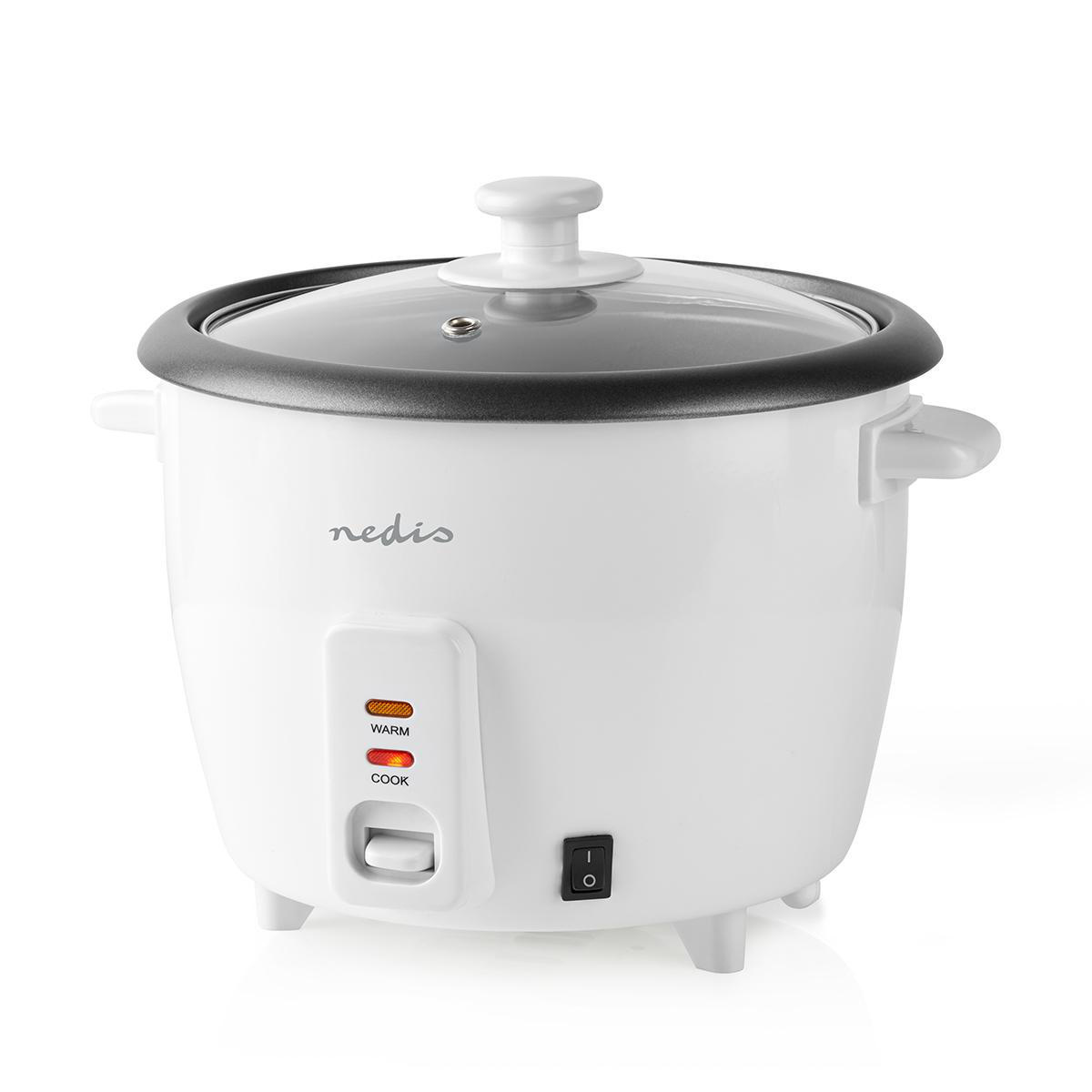 Nedis KARC15WT Rijstkoker 500 watt 1,5 liter Wit