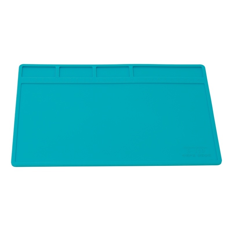 Siliconen soldeermat blauw 28 x 20 cm