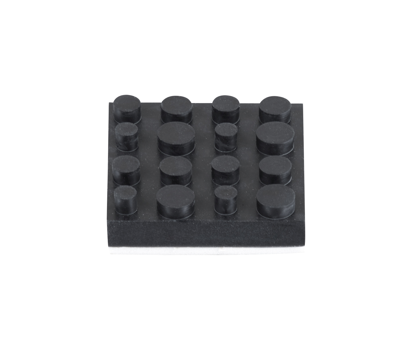 Dynavox rubberen antivibe voeten 4 delig 40x40mm