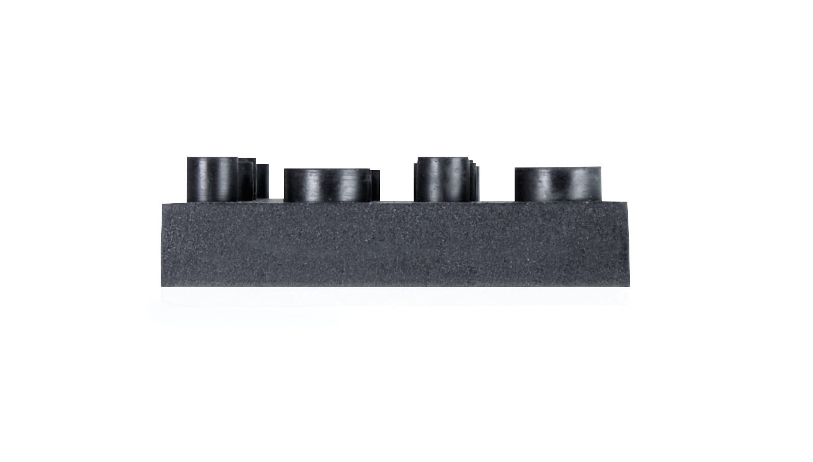 Dynavox rubberen antivibe voeten 4 delig 40x40mm