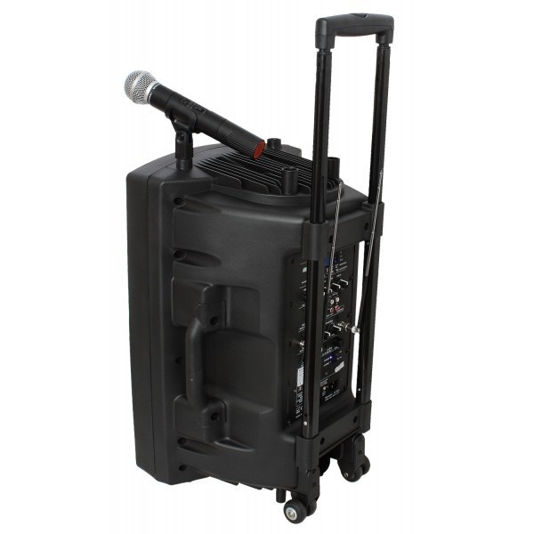 Ibiza Sound PORT15VHF-BT 800 watt Draagbaar PA systeem met USB-MP3, REC, VOX, Bluetooth - Zwart
