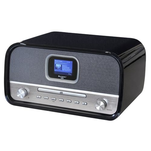 Soundmaster NMCDAB990BLACK Stereo DAB+ radio, CD speler, bluetooth, en USB